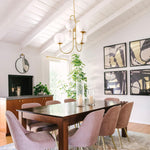 Gooseneck Chandelier 30"