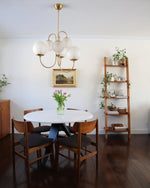 Gooseneck Chandelier 30"