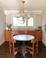 Gooseneck Chandelier 30"