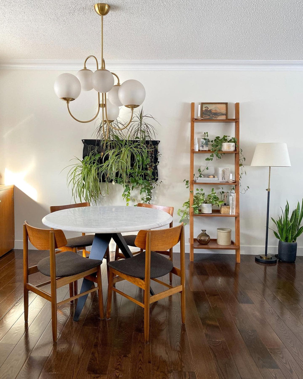 Gooseneck Chandelier 30"