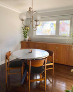 Gooseneck Chandelier 30"