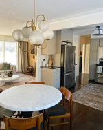 Gooseneck Chandelier 30"