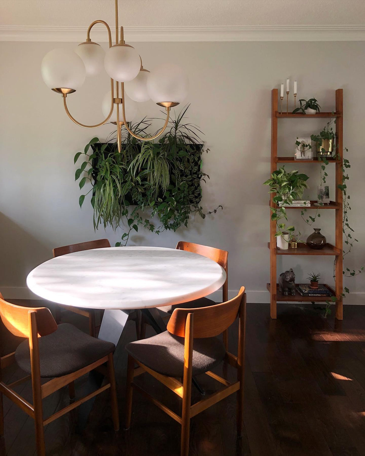 Gooseneck Chandelier 30"