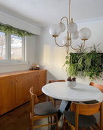 Gooseneck Chandelier 30"