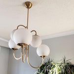 Gooseneck Chandelier 30"