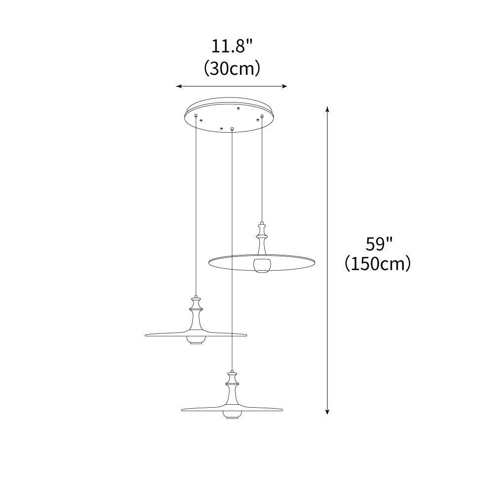 Gourd Cap Chandelier