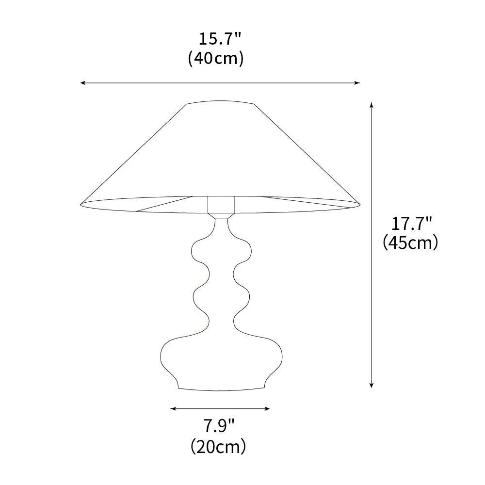 Gourd Table Lamp 15.7"
