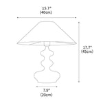 Gourd Table Lamp 15.7"