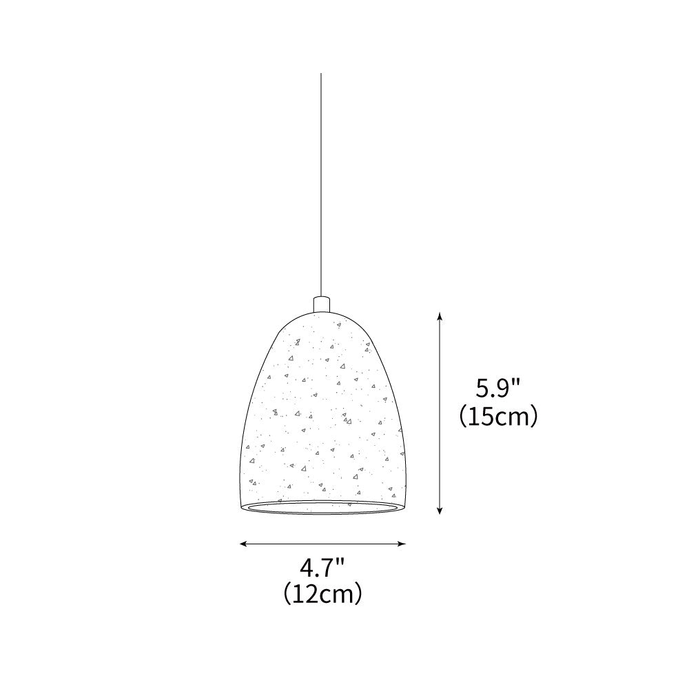 Grace Bell Pendant Lamp 4.7"