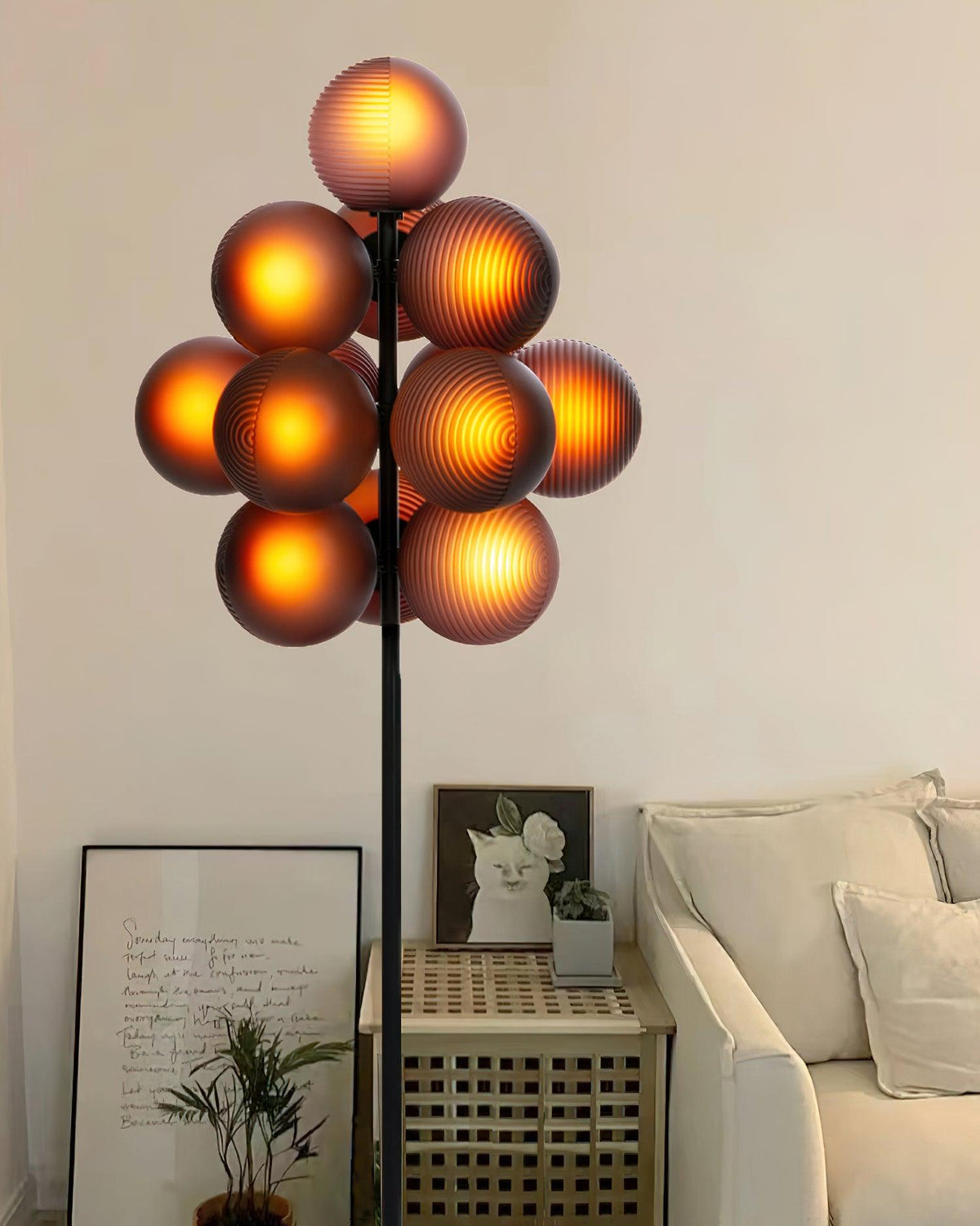 Grape Floor Lamp 24"