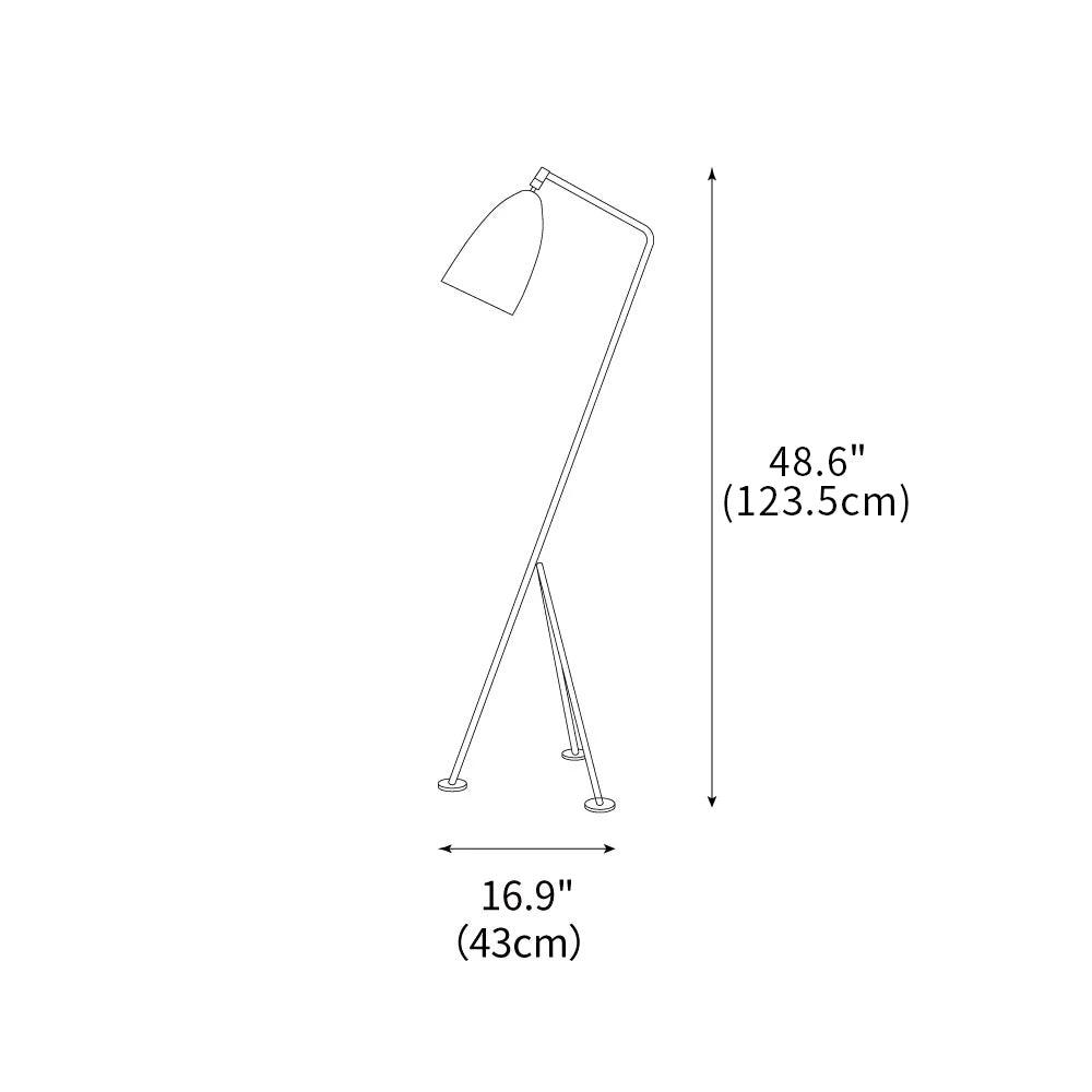 Grasshopper Floor Lamp 16.9"