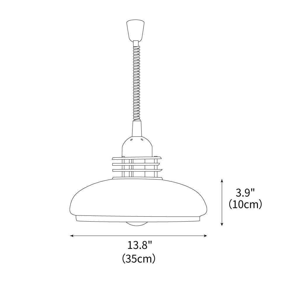 Great Mongolian Su Pendant Light 13.8"