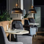 Green Glass Bowl Pendant Lamp 12.6″