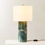 Green Marble Table Lamp