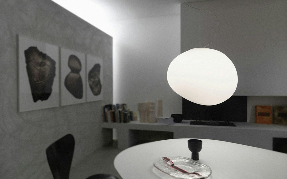 Gregg Stone Shape Glass Pendant Light