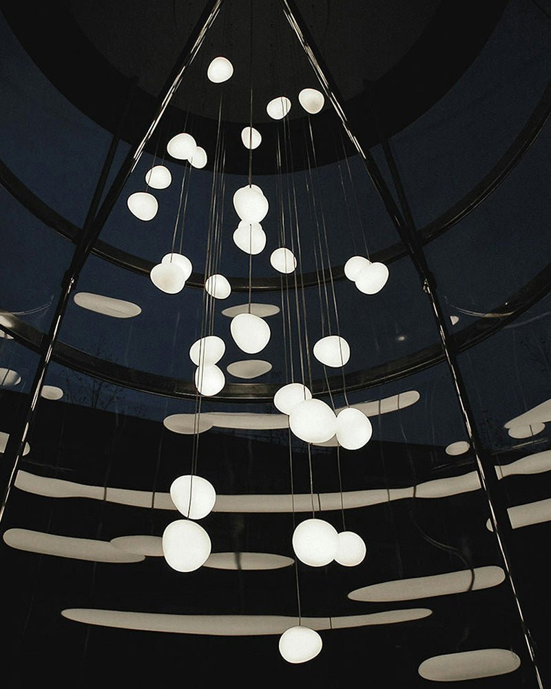 Gregg Stone Shape Glass Pendant Light