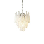 Grid Glass Waterfall Chandelier