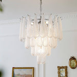 Grid Glass Waterfall Chandelier