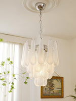 Grid Glass Waterfall Chandelier