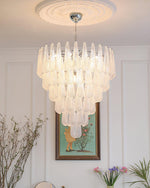 Grid Glass Waterfall Chandelier