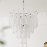 Grid Glass Waterfall Chandelier