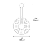 Growth Ring Wall Lamp 13"