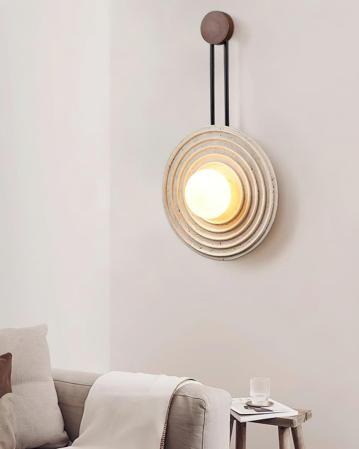 Growth Ring Wall Lamp 13"