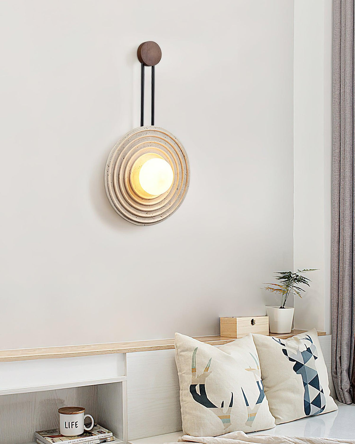 Growth Ring Wall Lamp 13"