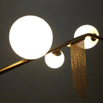 Gold Bubble Chandelier G9 LED Tassel Kitchen Island Lighting
