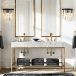 Crystal Wall Lamp: Postmodern Luxury for Bedroom, Living Room, Hotel - Creative Indoor Lighting