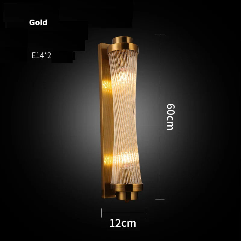 Crystal LED Wall Sconce Light for Bedroom and Corridor
