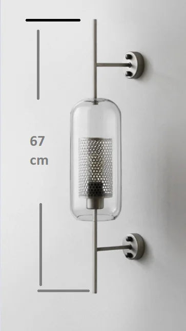 Vintage LED Wall Sconce: Elegant European Style Bedroom & Living Room Light Fixtures