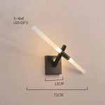 Branch Suspension Pendant Light - Gold Black G9 LED Iron Glass Fixture