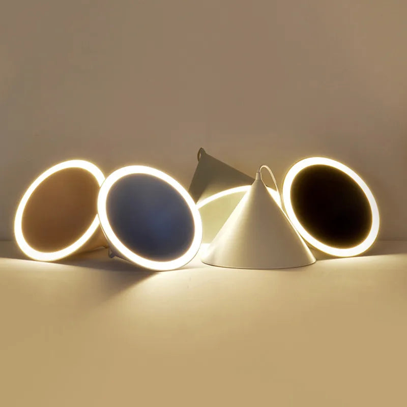 Annular Cone Pendant Lamp: Minimalist Nordic Design for Living Room, Restaurant, Bar