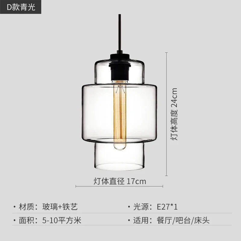 Geometric Glass Pendant Light Collection: Modern Crystalline Pendant Series