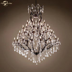 Rococo Crystal Chandelier LED Candle Vintage Luxury Lighting