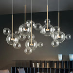 Frosted Glass Ball Pendant Light for Dining Room and Kitchen Decor