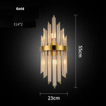 Crystal LED Wall Sconce Light for Bedroom and Corridor