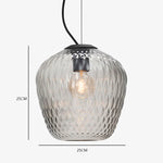 Modern Nordic Glass Pendant Light - LED Indoor Home Decor