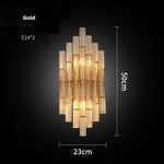 Crystal LED Wall Sconce Light for Bedroom and Corridor