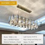 Crystal LED Chandelier for Elegant Living Room, Dining, Bedroom, Kitchen