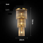 Crystal LED Wall Sconce Light for Bedroom and Corridor