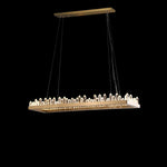 Golden Crystal LED Chandelier for Modern Dining Room