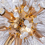 Crystal Star LED Chandelier - Art Deco Dandelion Pendant Lighting for Home Décor