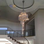 Chain Chandelier Lighting Suspension for Staircase