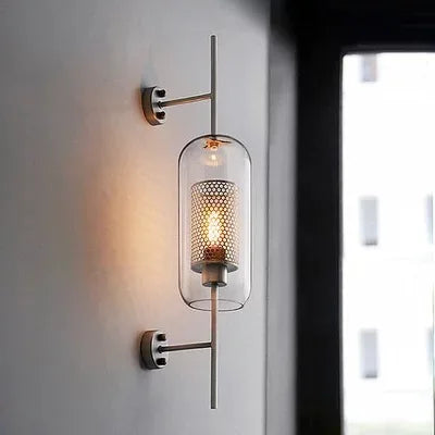 Vintage LED Wall Sconce: Elegant European Style Bedroom & Living Room Light Fixtures