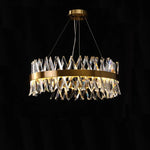 Gold Crystal LED Chandelier for Dinning Room