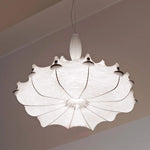 Zeppelin Silk Chandelier: Hand-Woven Modern Japanese Country Style Dining Room Lamp