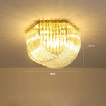 LED Glass Chandelier Hanging Lamps for Foyer - Modern Stainless Steel Design