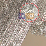 Art Deco LED Retro Vintage Aluminum Chain Chandelier Lighting Suspension